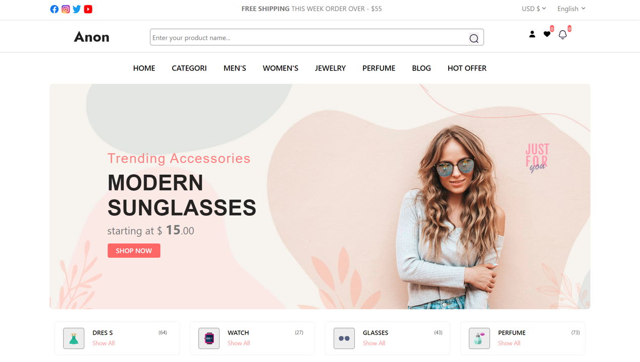 Anon - Multipurpose E-commerce